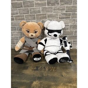 Disney‎ Build-A-Bear Workshop STAR WARS REY & Stormtrooper Plush